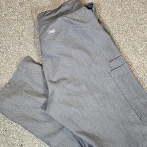 Figs Scrub Pants Size Medium Gray Technical Collection Drawstring Yoga Pants
